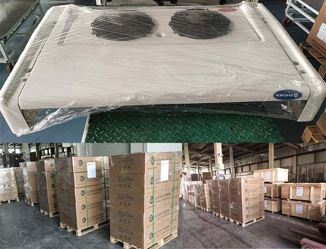 van refrigeration unit shipped abroad