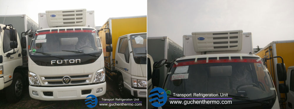 TR-550 box truck refrigeration units for sale Southeast Asia 