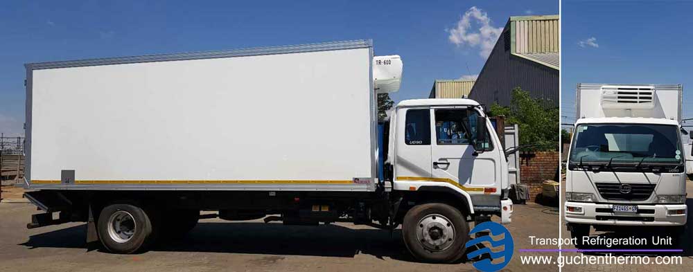 TR-650 Truck Refrigeration Units in South Africa Installed on 8m Trucks 