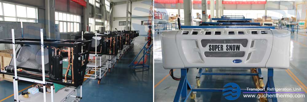 guchen Thermo super snow truck refrigeration units factory