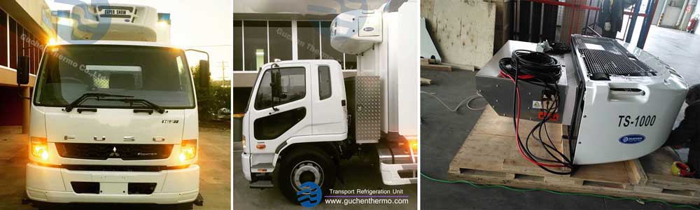 guchen themro super snow truck refrigeration units export to Australia