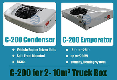 C-200 truck chiller kits